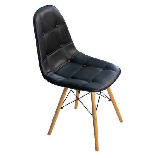 Silla Eames con botones