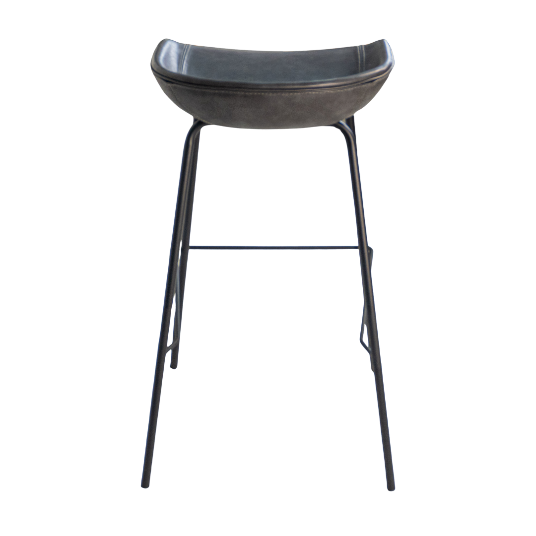 Taburete Misuri en cuero sintético