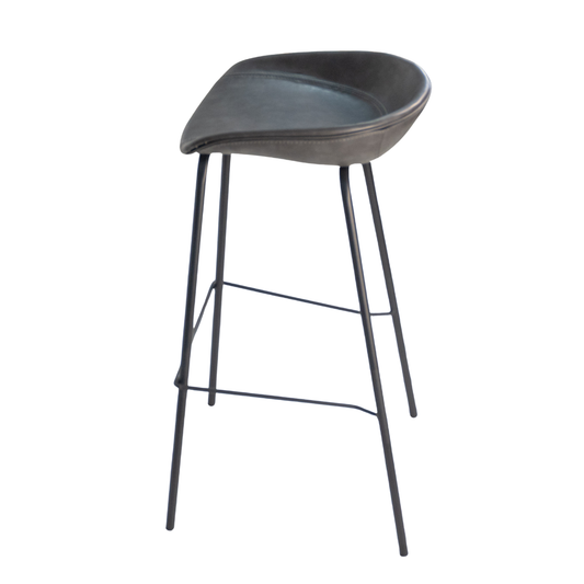 Taburete Misuri en cuero sintético