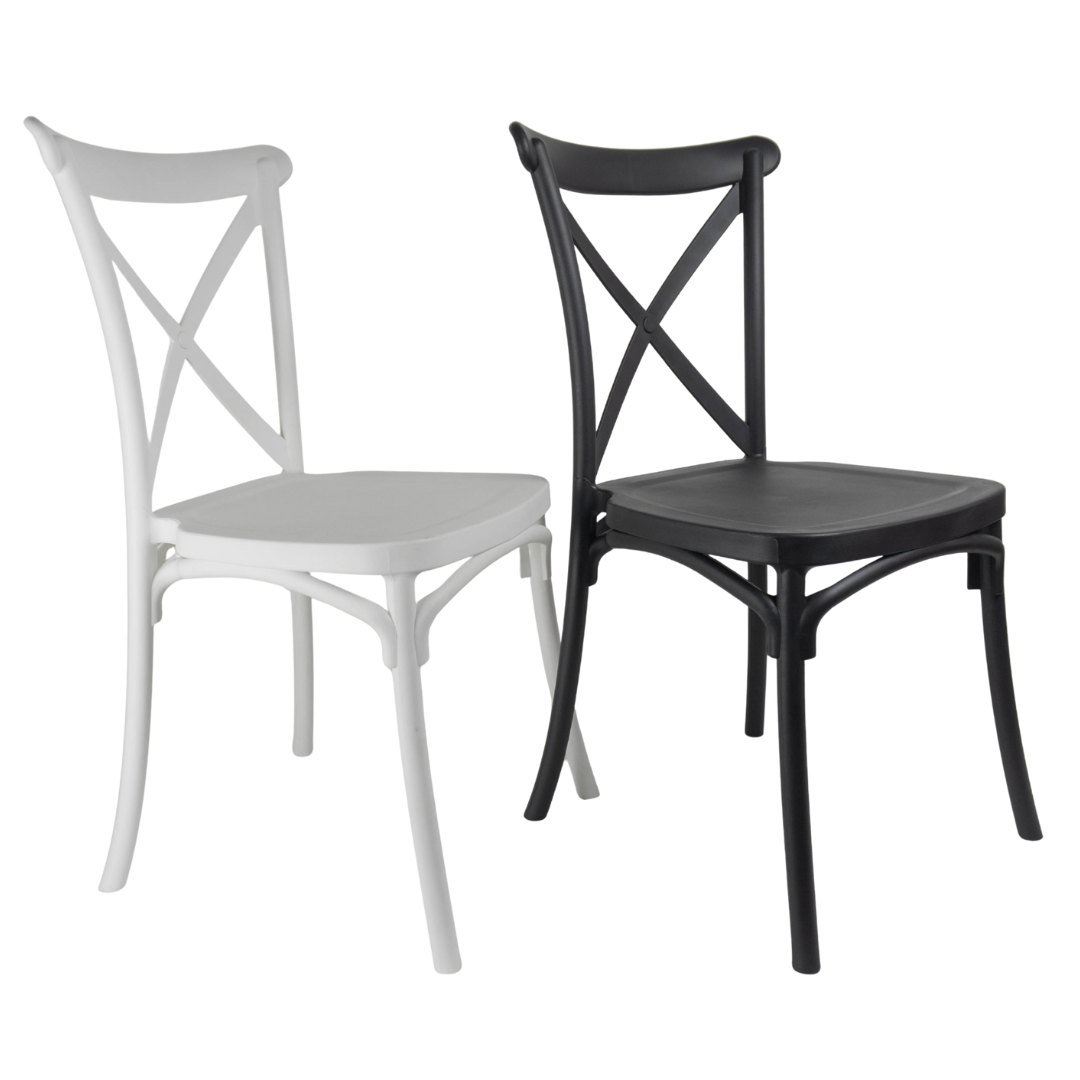 Silla Plastica Cross Back