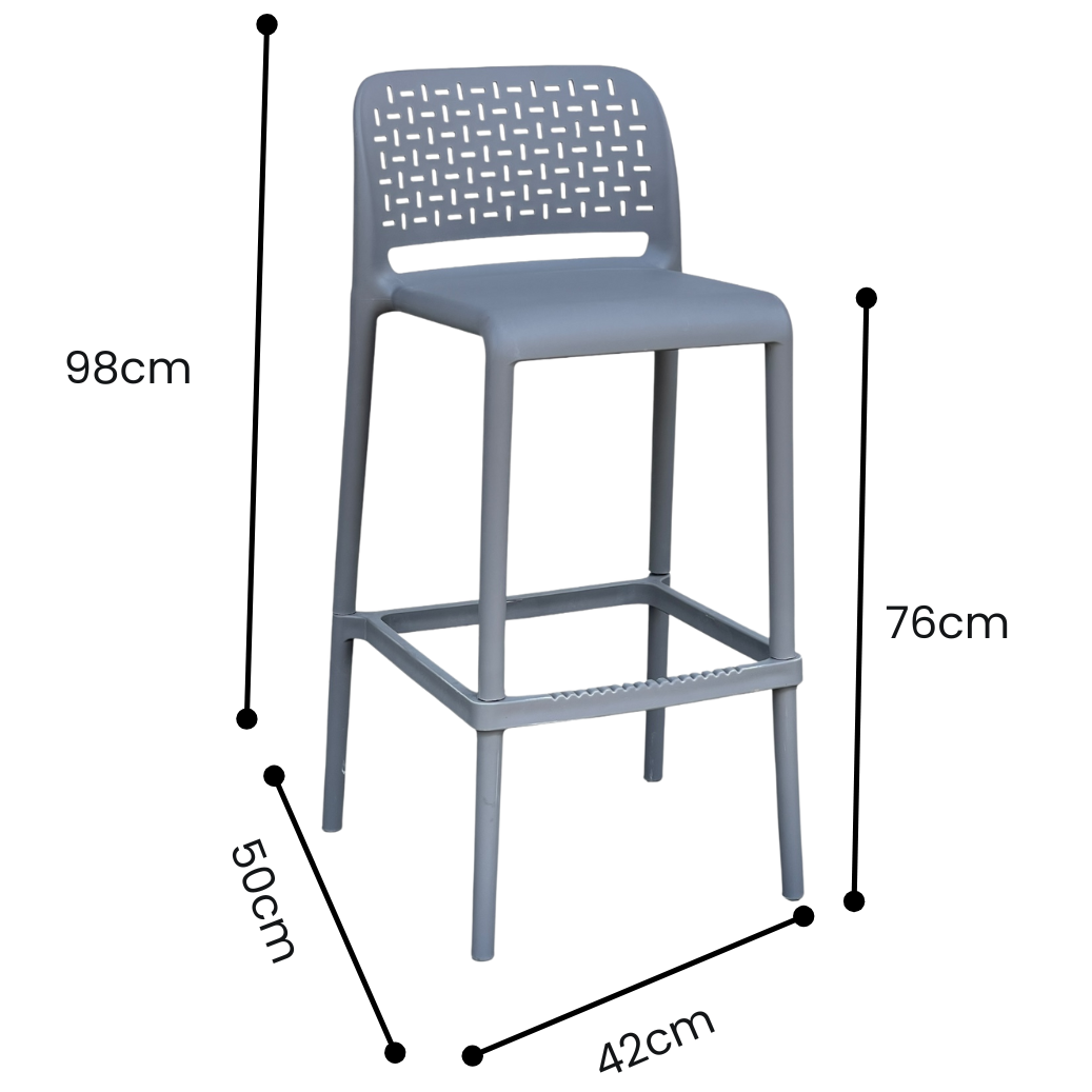 TABURETE PP LECCO 2 NIVELES