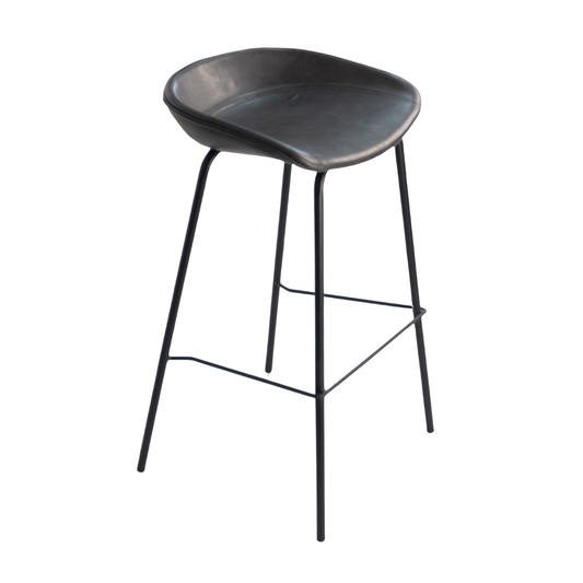 Taburete Misuri en cuero sintético