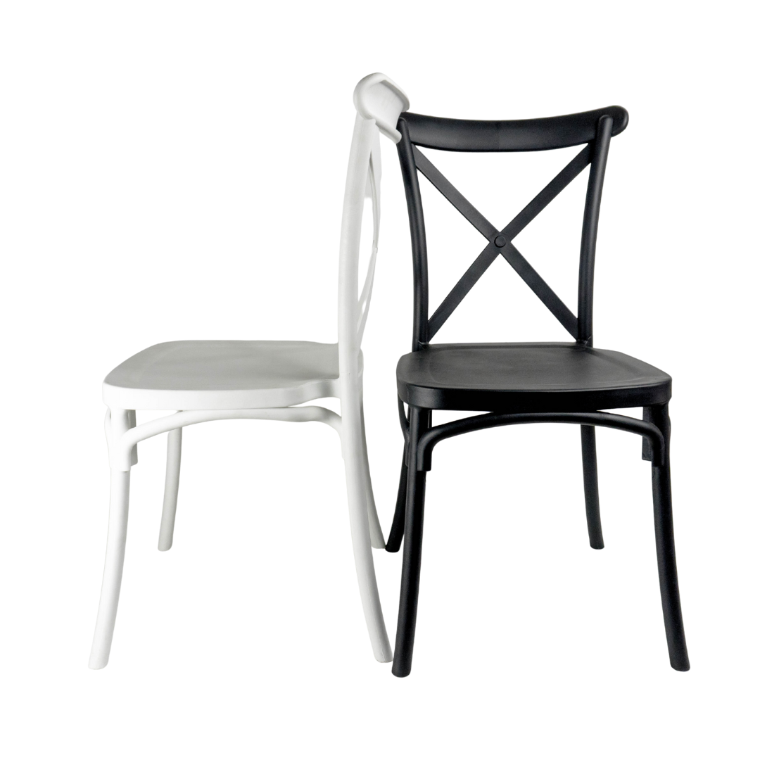 Silla Plastica Cross Back