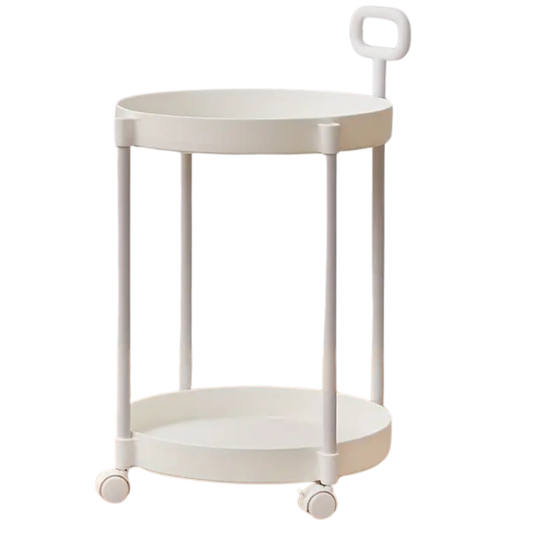 MESITA AUXULIAR 2 NIVELES CON RUEDAS