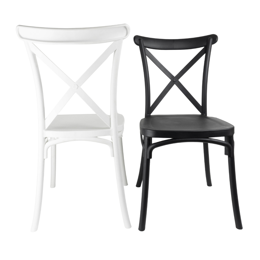 Silla Plastica Cross Back