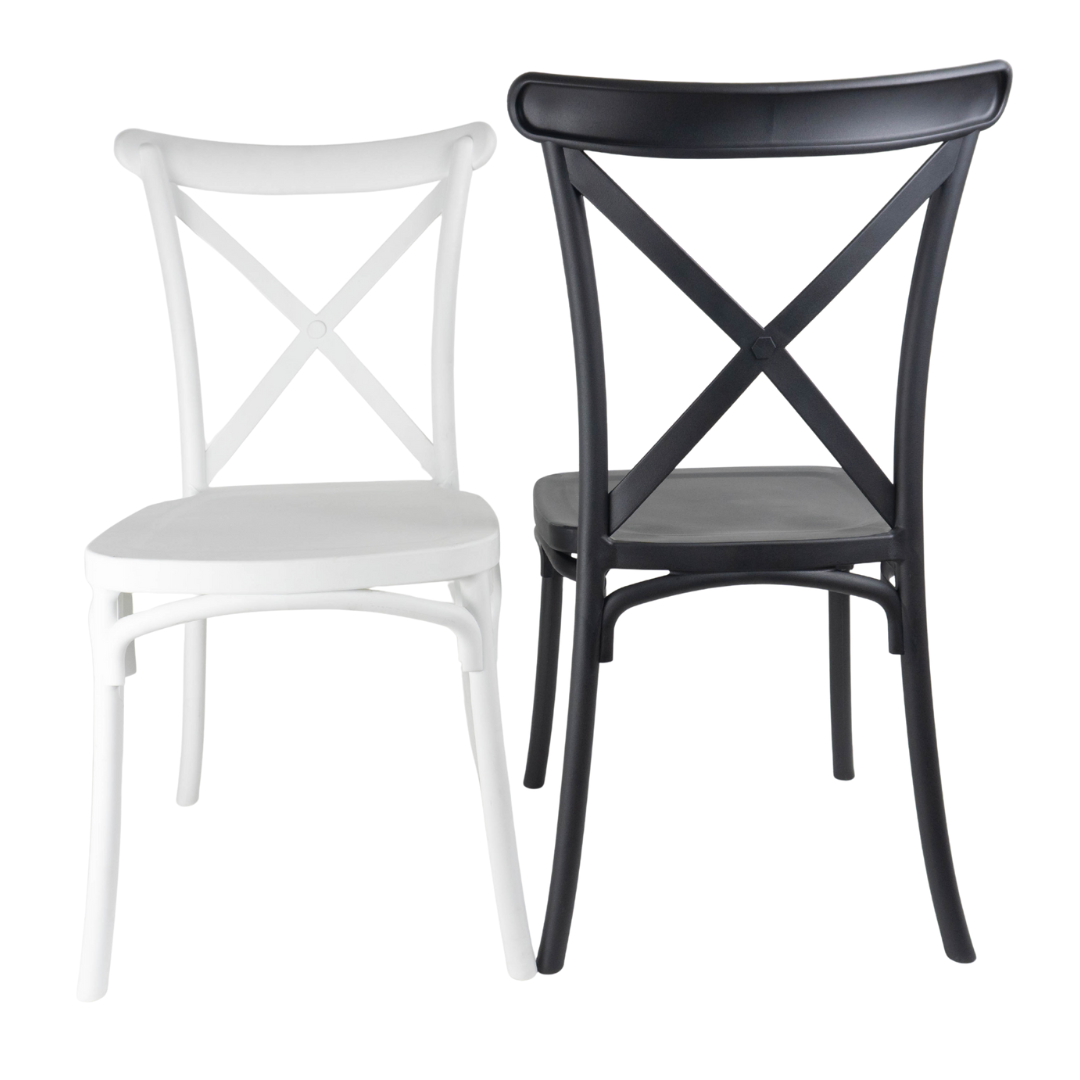 Silla Plastica Cross Back
