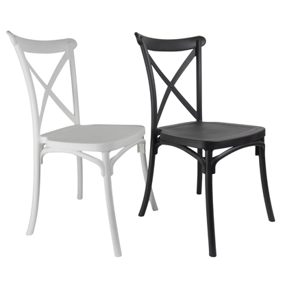 Silla Plastica Cross Back
