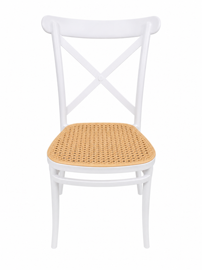 SILLA CROSSBACK CON ASIENTO EN MIMBRE