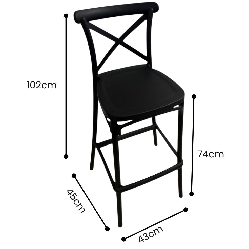 TABURETE PP CROSSBACK