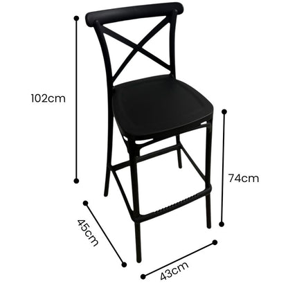 TABURETE PP CROSSBACK