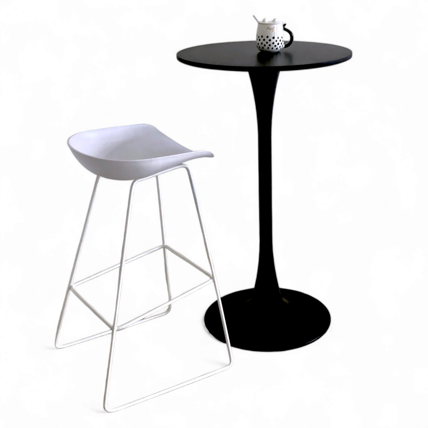 MESA COCTELERA REDONDA