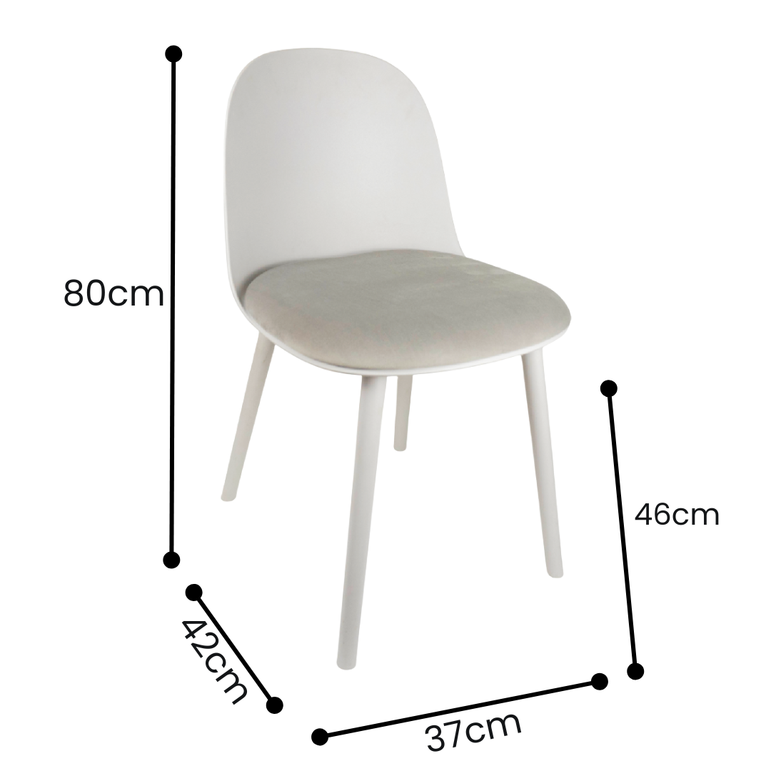 Silla Bondi con Cojín en Terciopelo