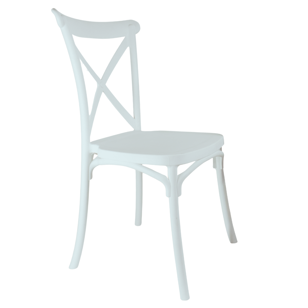 Silla Plástica Cross Back